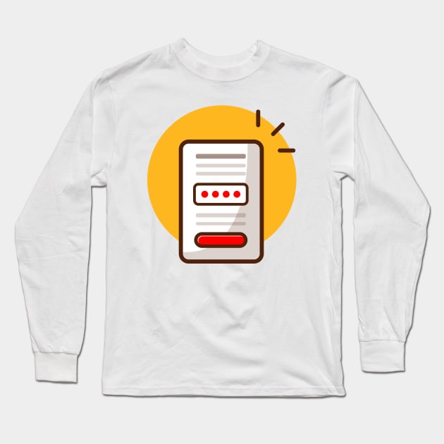 Password and identify haked cartoon Long Sleeve T-Shirt by Catalyst Labs